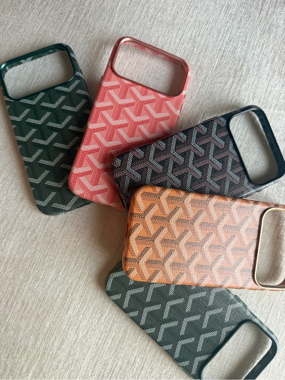 Patterned Leather Phone Case - Multi Color Options